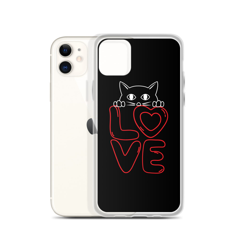 Cat Love iPhone Case