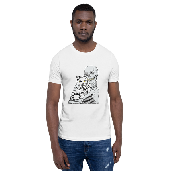 Skeletor & Cat Short-Sleeve T-Shirt