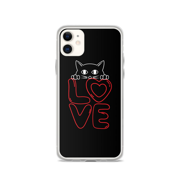 Cat Love iPhone Case