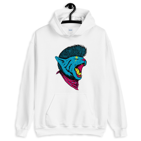 Punk Cat Men Hoodie