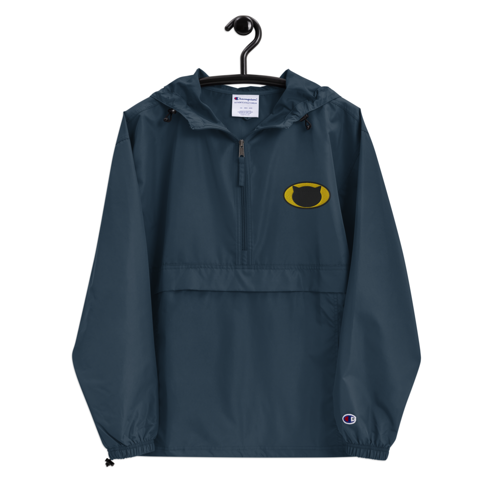 Champion Packable Jacket with Embroidered Catman logo
